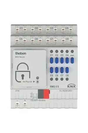 Actionneur 8 contacts tout ou rien serie mix rmg 8 s knx Livraison Express
