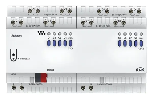 Actionneur commutation 8 c rm 8 i knx Bon Marché