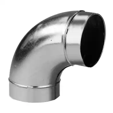 Satisfait Ou Remboursé Coude mâle/mâle à 90° acier galvanisé diamètre de raccordement 355 mm. (CD-355/90)