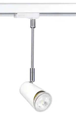Judy 123 - spot rail 3 all.023 gu10 sur tige, lpe led 4,6w 3000k 420lm dimm. Vente Directe